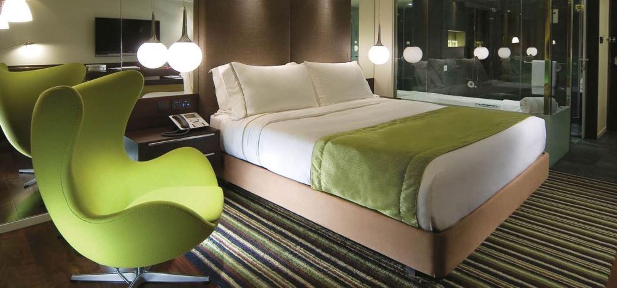 Hotel The Mira Hongkong Exteriér fotografie A room at the hotel