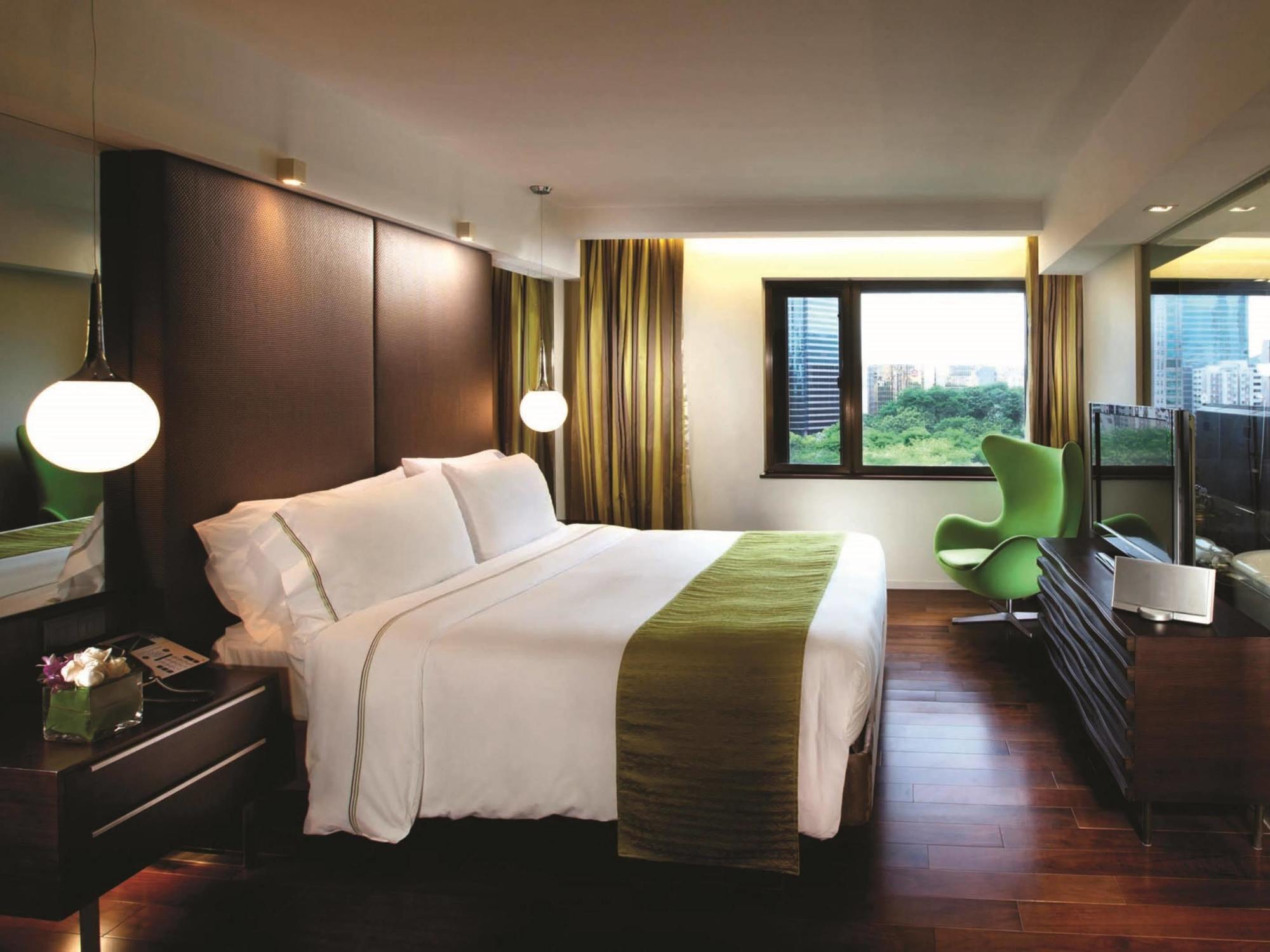 Hotel The Mira Hongkong Exteriér fotografie A room at the hotel